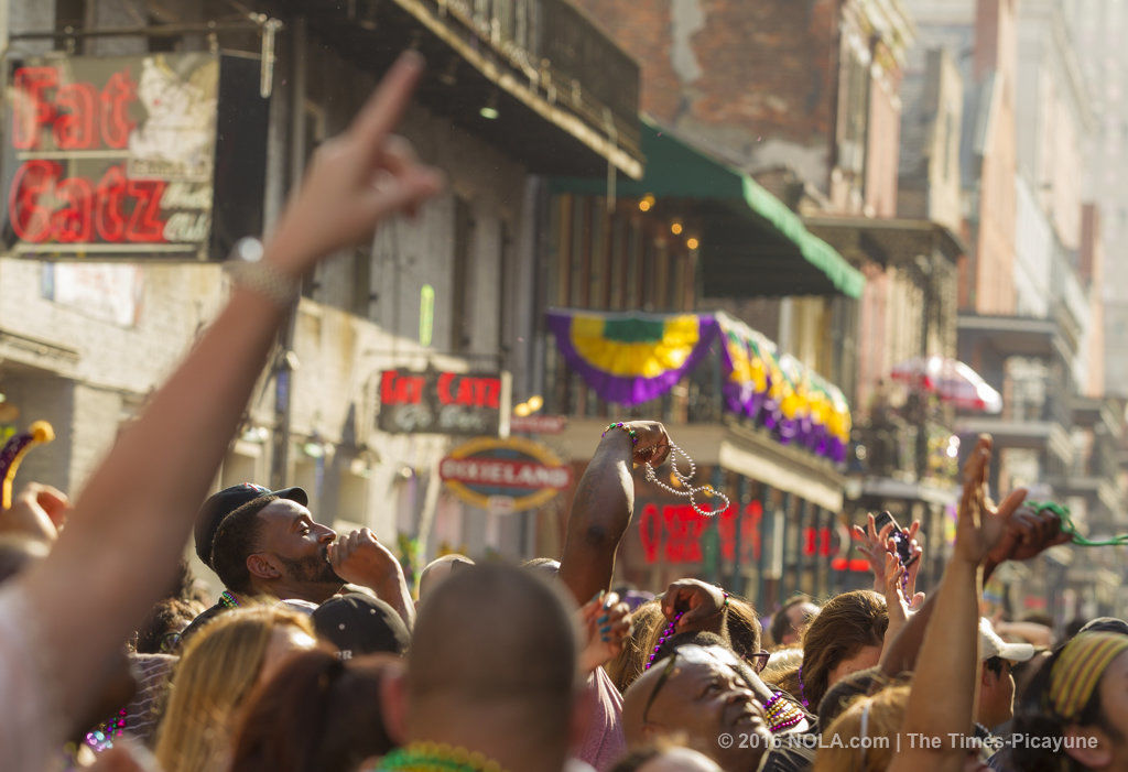 Lundi Gras in the French Quarter 2017